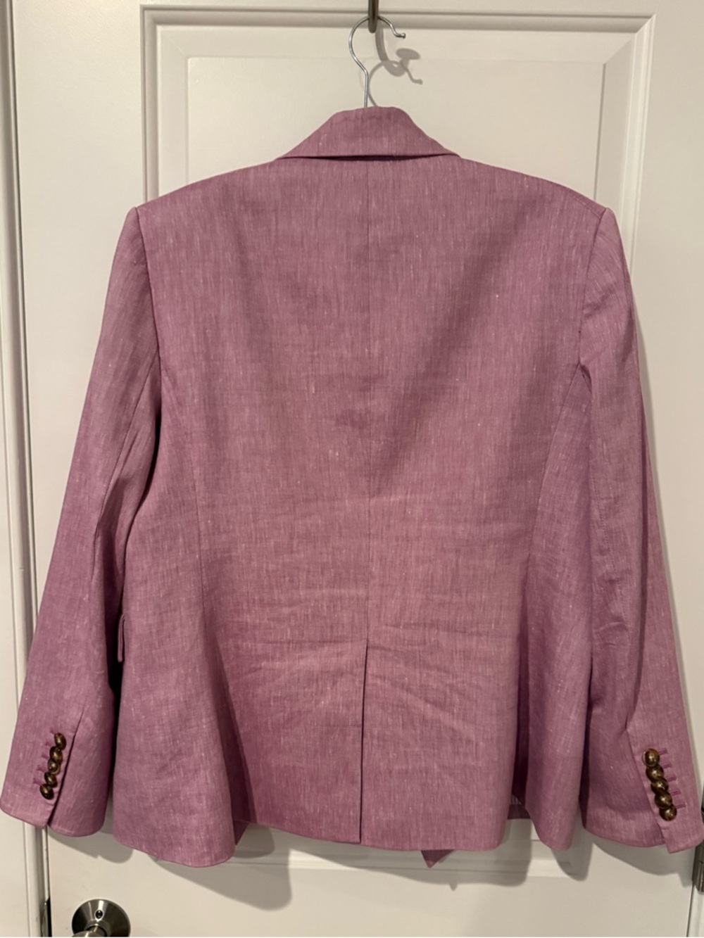 Veronica Beard Lilac Double-Breasted Blazer - Picture 2 of 7